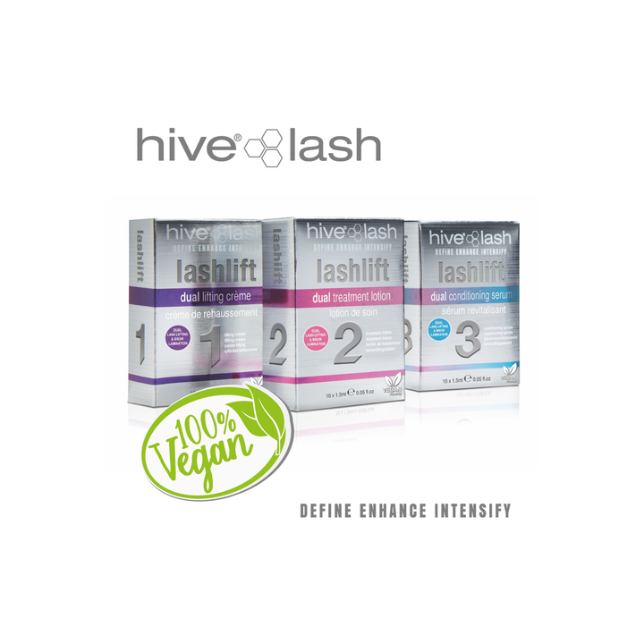 Wimperlifting voor en na met Hive Lashlift | Beautywaves