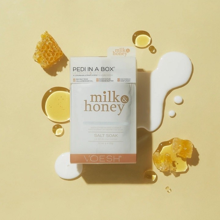 VOESH Pedi in a Box 6 Step - O2 Milk & Honey
