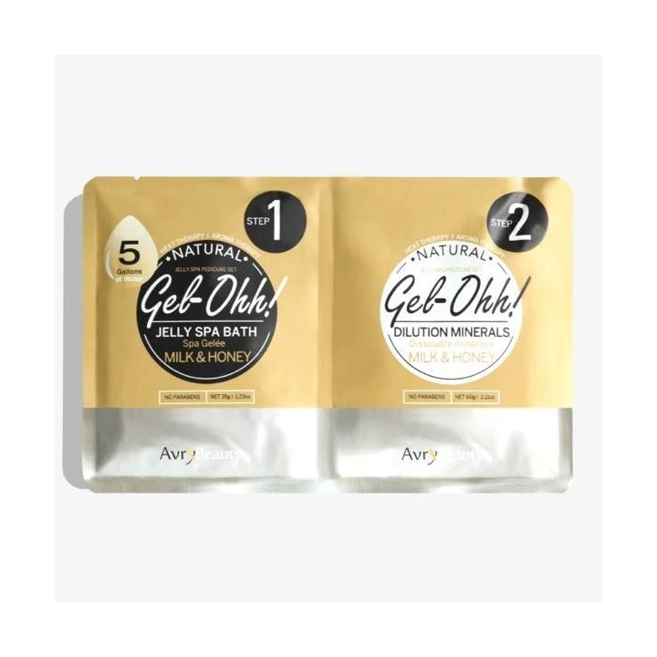 Gel-Ohh Jelly Spa Pedi Bath - Milk & Honey