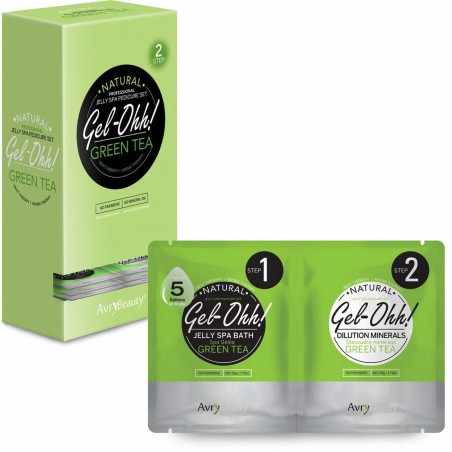 Gel-Ohh Jelly Spa Pedi Bath - Green Tea Box 30 st