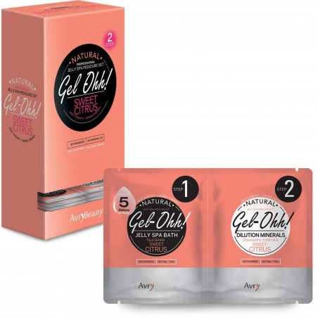 Gel-Ohh Jelly Spa Bath - Sweet Citrus Box 30 st