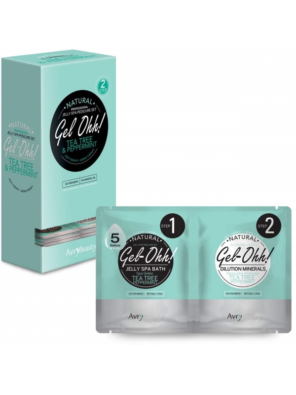 Gel-Ohh Jelly Spa Bath - Tea Tree & Peppermint Box 30 st