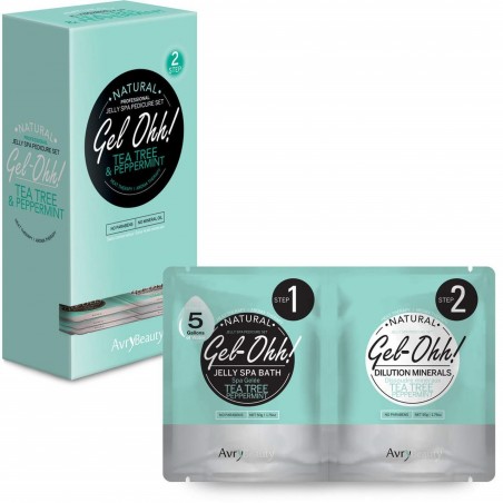 Gel-Ohh Jelly Spa Bath - Tea Tree & Peppermint Box 30 st