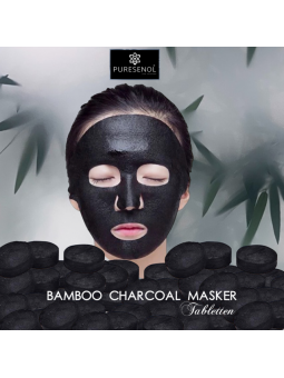 Puresenol Bamboo Charcoal Pil Masker Tablet