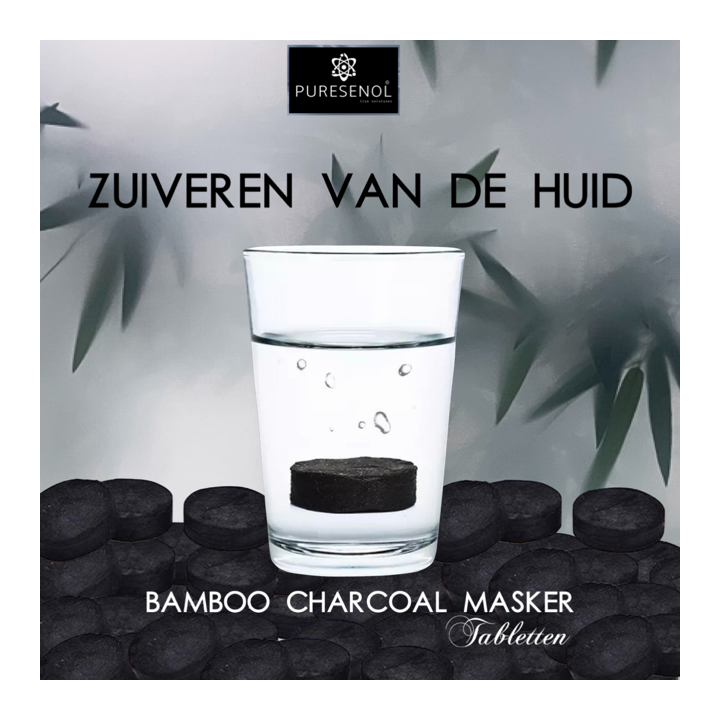 Puresenol Bamboo Charcoal Pilmasker Tablet