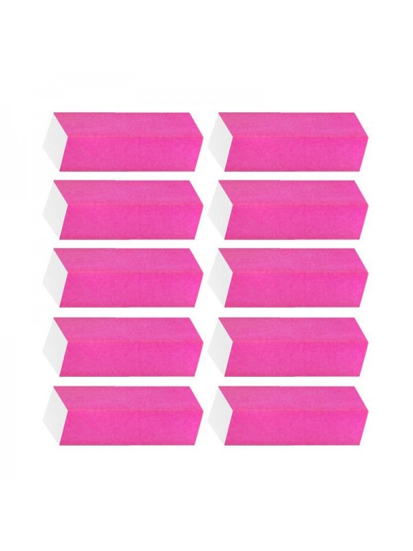 Bufferblokken - polijstblokken roze 10 stuks