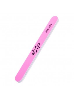 Polijstvijl recht roze 320/400 10 stuks