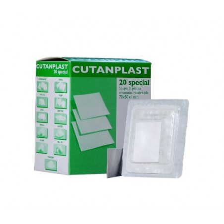 Cutanplast bloedstelpende plak 70x50x10mm