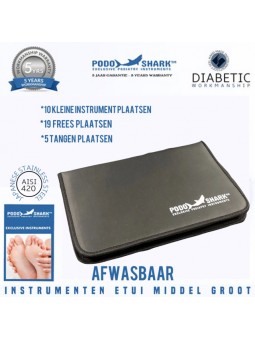 Pedicure Instrumenten Etui podoshark