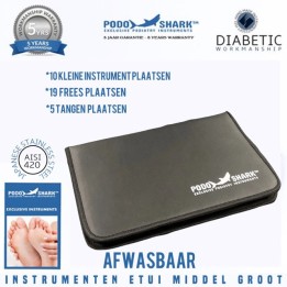 Pedicure Instrumenten Etui podoshark