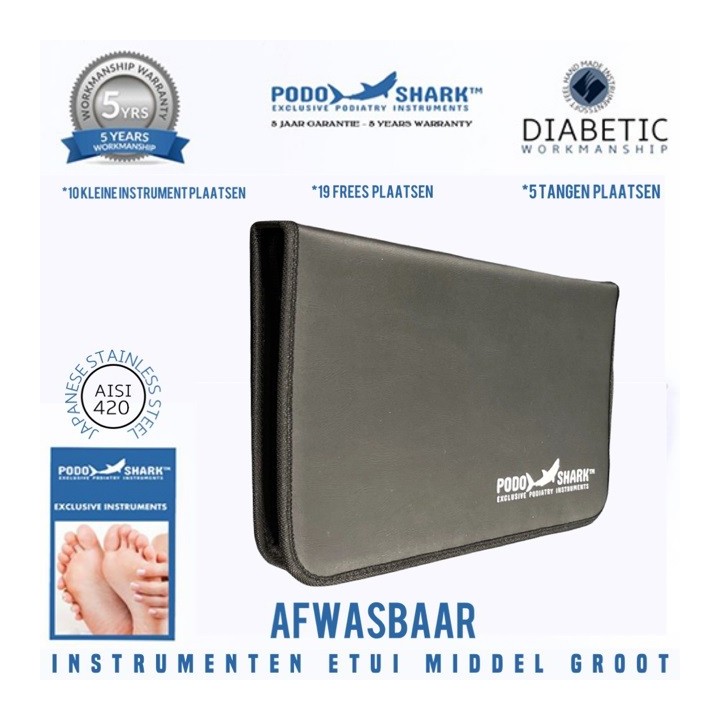 Pedicure Instrumenten Etui podoshark