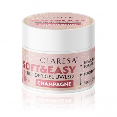 Claresa Soft and Easy Buildergel Champagne 12 g