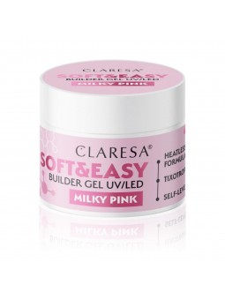 Claresa Soft and Easy Buildergel Milky Pink 12 g