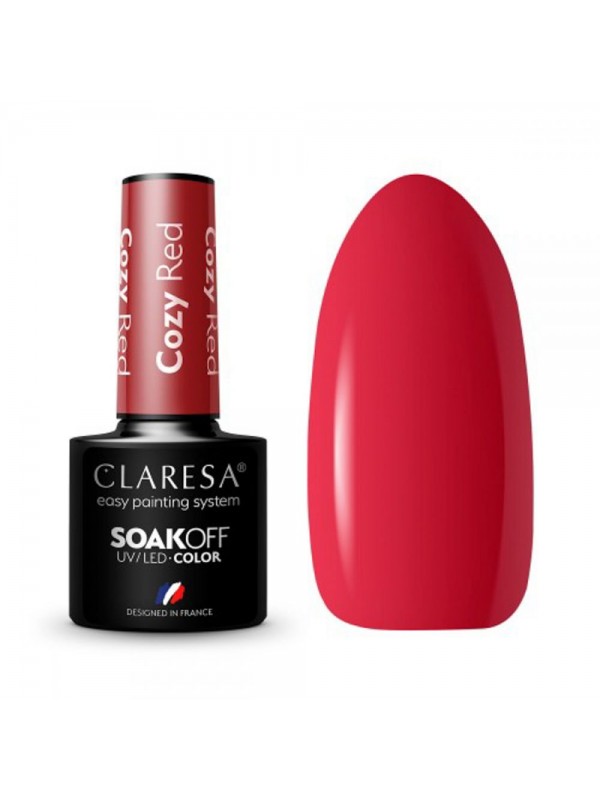 Claresa UV/LED Gellak Cosy Red - 5ml