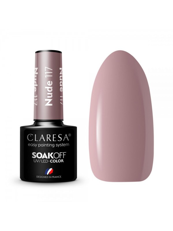 Claresa UV/LED Gellak Nude117 - 5ml