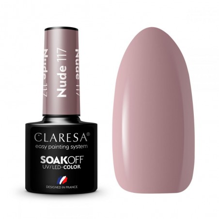 Claresa UV/LED Gellak Nude117 - 5ml