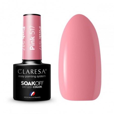 Claresa UV/LED Gellak Pink517 - 5ml