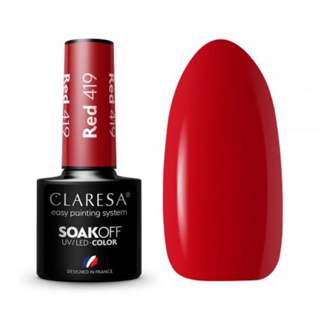 Claresa UV/LED Gellak Red419 - 5ml