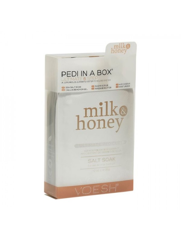 VOESH Pedi in a Box 6 Step - O2 Milk & Honey