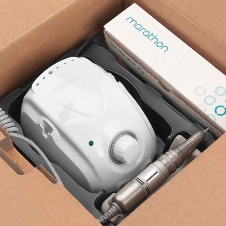 Saeyang Nagelfreesmachine Marathon 3 Champion Wit + H200