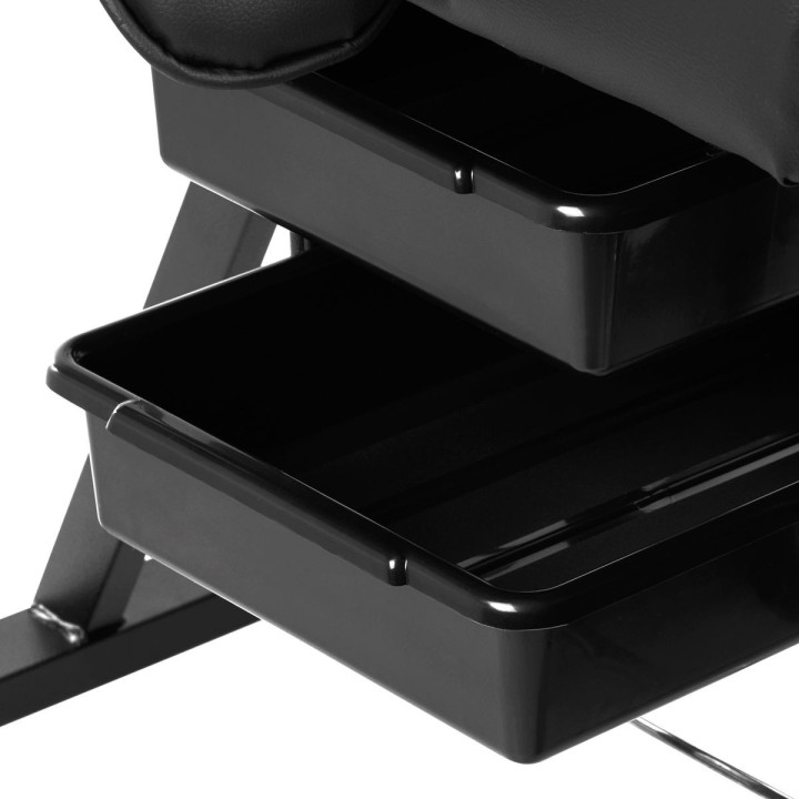 Behandelstoel Sillon met laden zwart