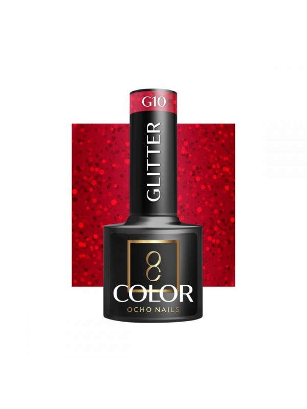 OCHO NAILS Glitter Gellak G10 -5 gr