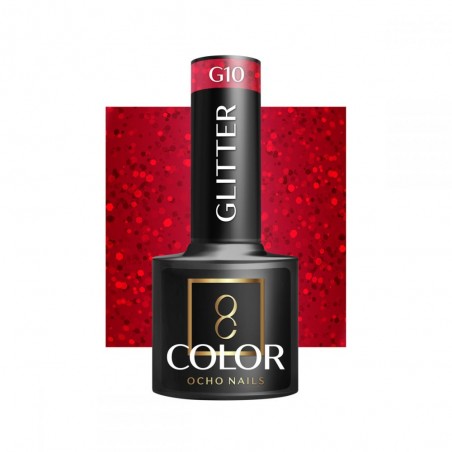 OCHO NAILS Glitter Gellak G10 -5 gr