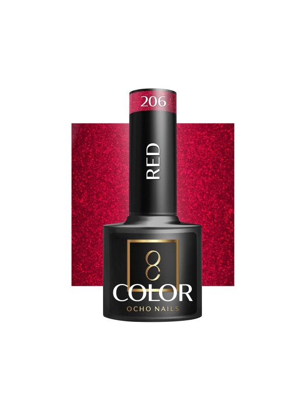 OCHO NAILS gellak rood 206 -5 gr