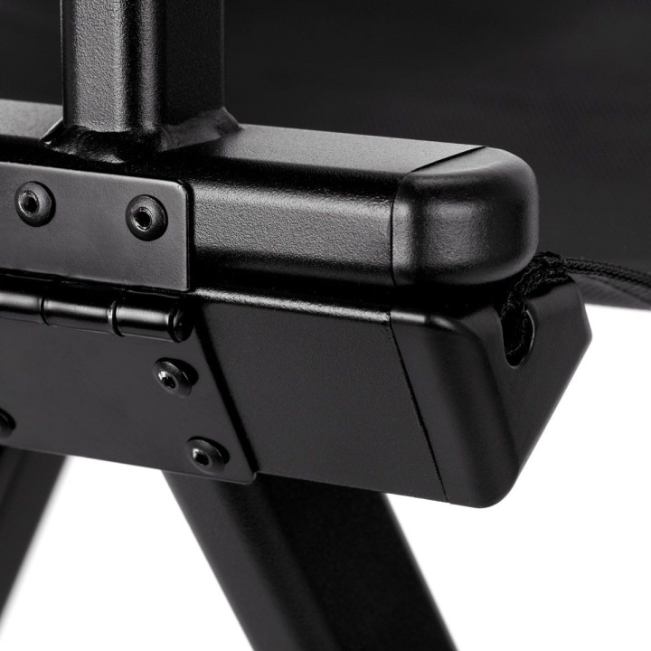 Make-up stoel Alu zwart