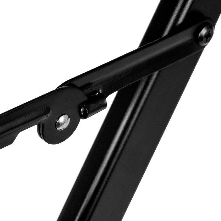 Make-up stoel Alu zwart