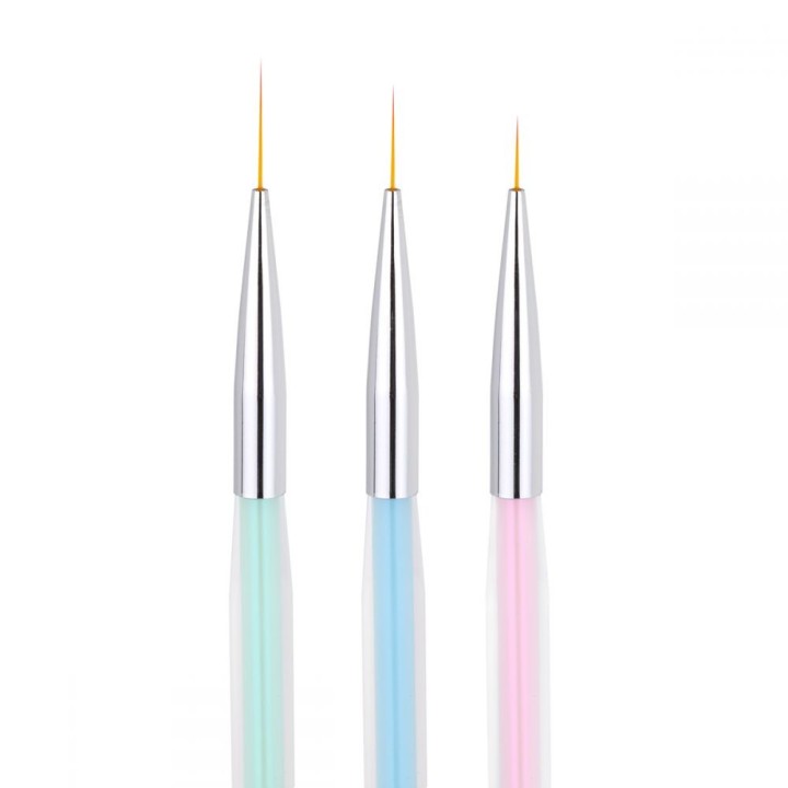 Nail art penselen 3 st