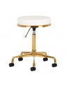 Tabouret goud wit H4