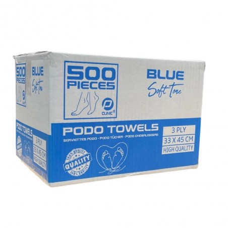 Dental Podo Towels Pclinic Blauw doos 500 st