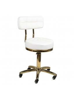 Tabouret AM-961 Goud Wit