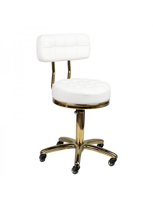 Tabouret AM-961 Goud Wit