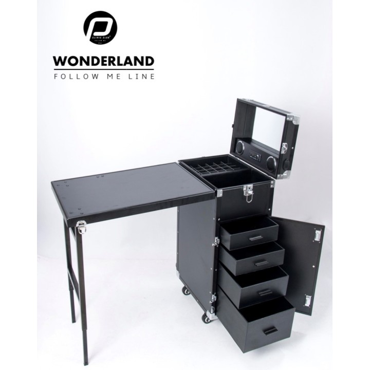Clinic Club Wonderland Mobiele Manicuretafel Koffermodel met bluetooth music