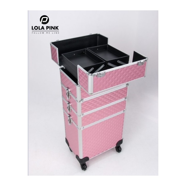 Lola Pink Visagie Koffer Clinic Club Follow Me Line
