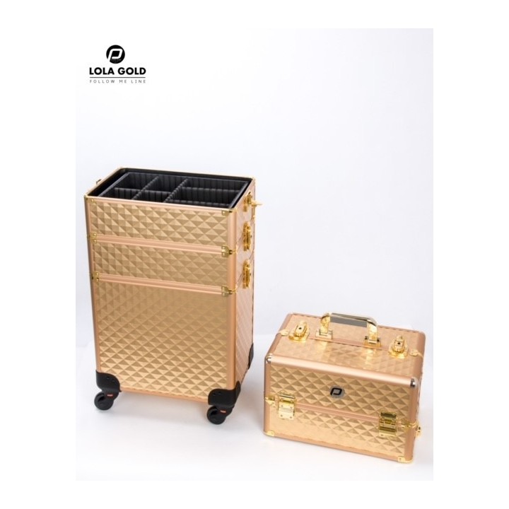 Lola Gold Visagie Koffer Clinic Club Follow Me Line