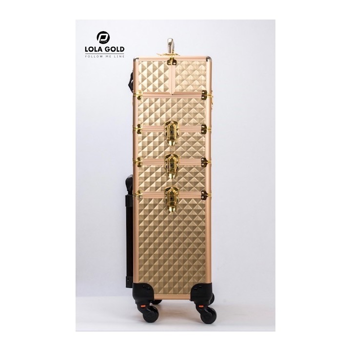 Lola Gold Visagie Koffer Clinic Club Follow Me Line