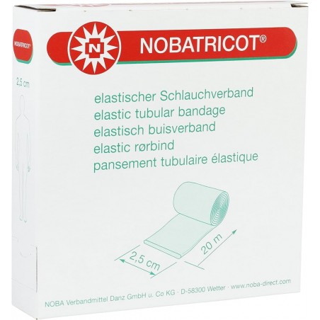 Buisverband Nobatricot elastisch 2,5cm x 20m