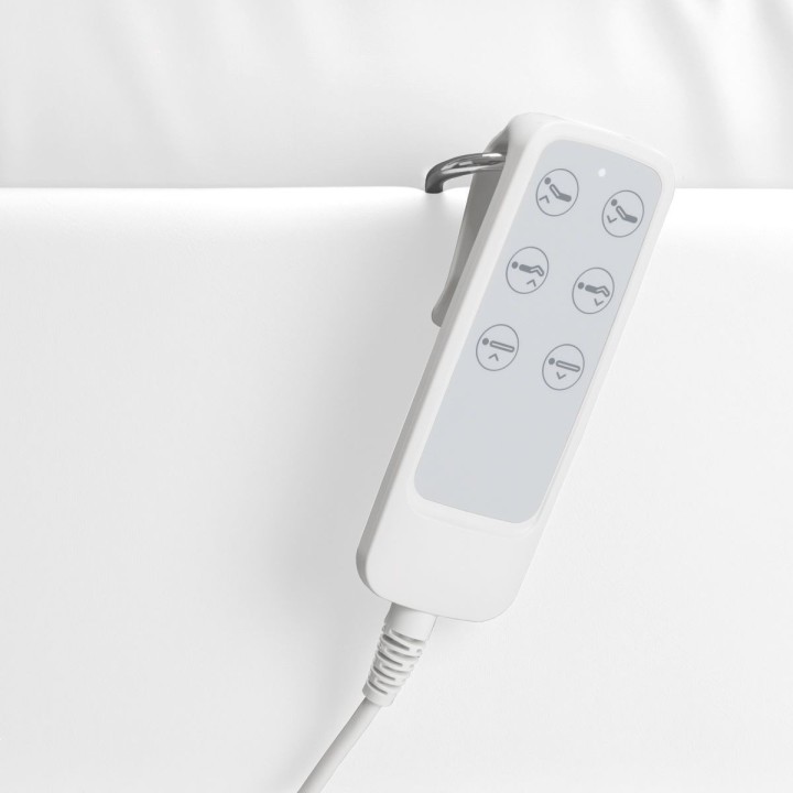 Behandelstoel Elektrisch Sillon Lux 273B - 3 motoren Wit | Beautywaves