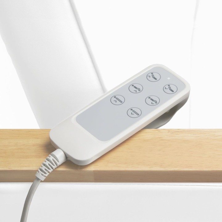 Behandelstoel Elektrisch Sillon Lux 273B - 3 motoren Wit | Beautywaves