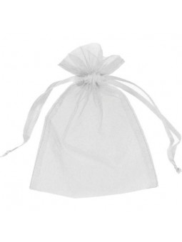 Organza zakjes 10 stuks - Wit 10x15cm