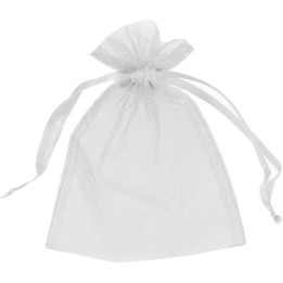 Organza zakjes 10 stuks - Wit 10x15cm