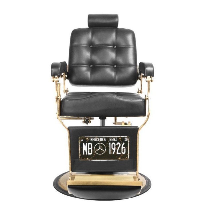 Kappersstoel Barberchair Gabbiano Boss Zwart