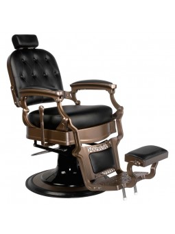 Kappersstoel Barberchair Gabbiano Old Ernesto Zwart