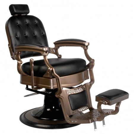 Kappersstoel Barberchair Gabbiano Old Ernesto Zwart