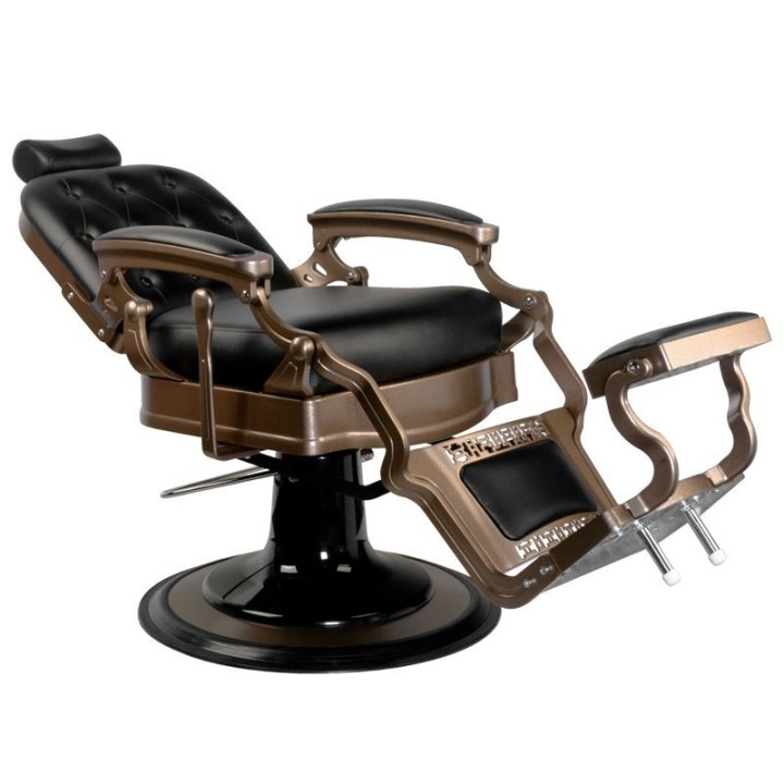 Kappersstoel Barberchair Gabbiano Old Ernesto Zwart