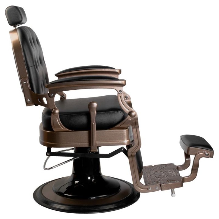 Kappersstoel Barberchair Gabbiano Old Ernesto Zwart