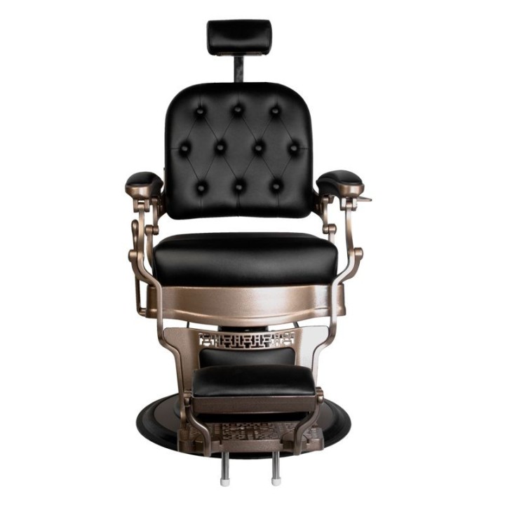 Kappersstoel Barberchair Gabbiano Old Ernesto Zwart